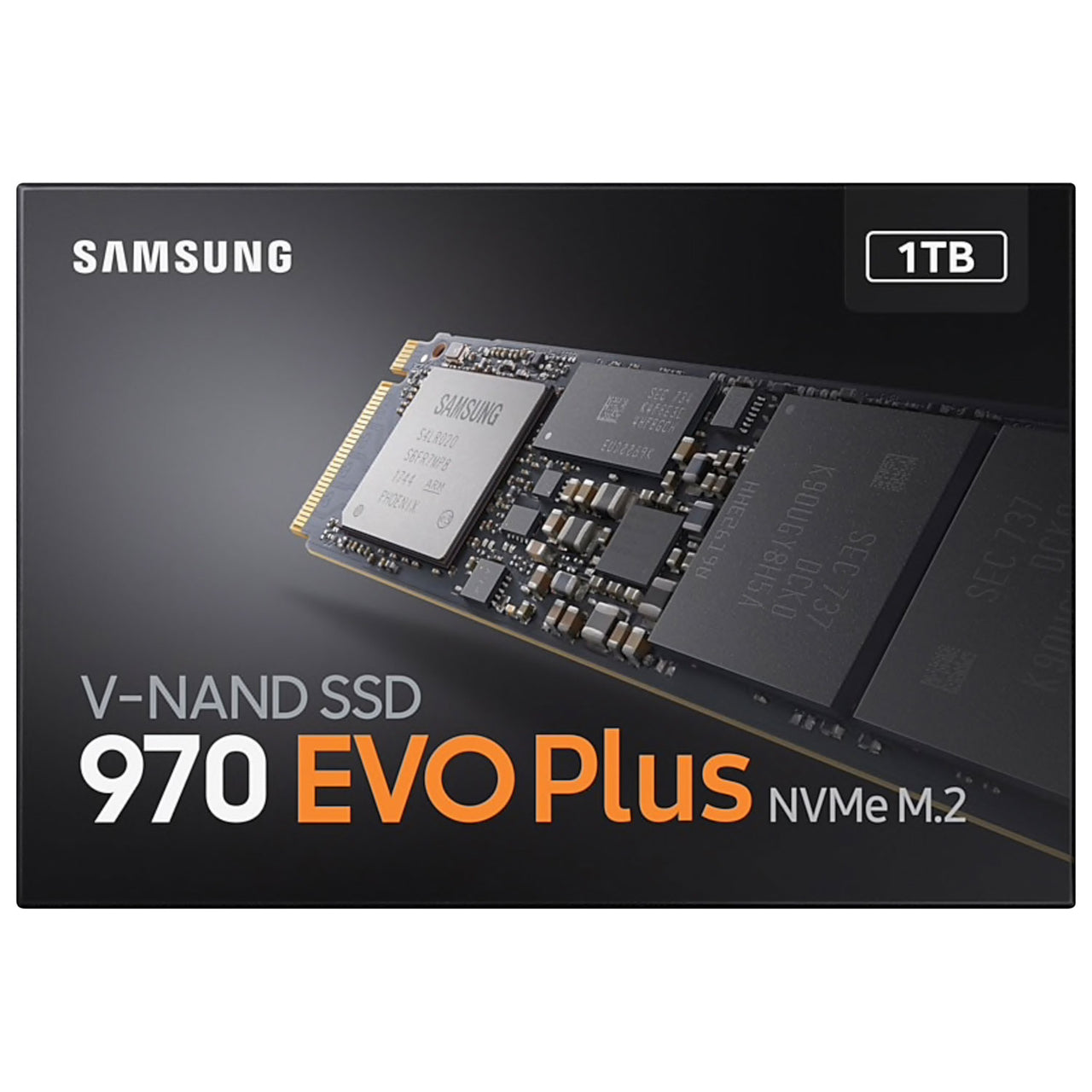 Samsung 970 EVO Plus 1TB M.2 NVMe Internal Solid State Drive (MZ-V7S1T0B/AM) - English