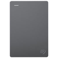 Thumbnail for Seagate Basic 5TB USB 3.0 External Travel Drive (STJL5000400) - Grey - Only at Best Buy