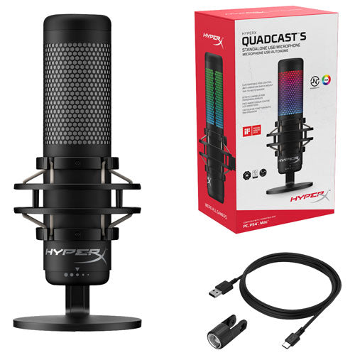 HyperX QuadCast S RGB USB Condenser Microphone