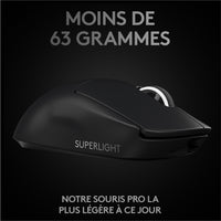 Thumbnail for Logitech G Pro X Superlight 25600 DPI Wireless HERO Optical Gaming Mouse - Black