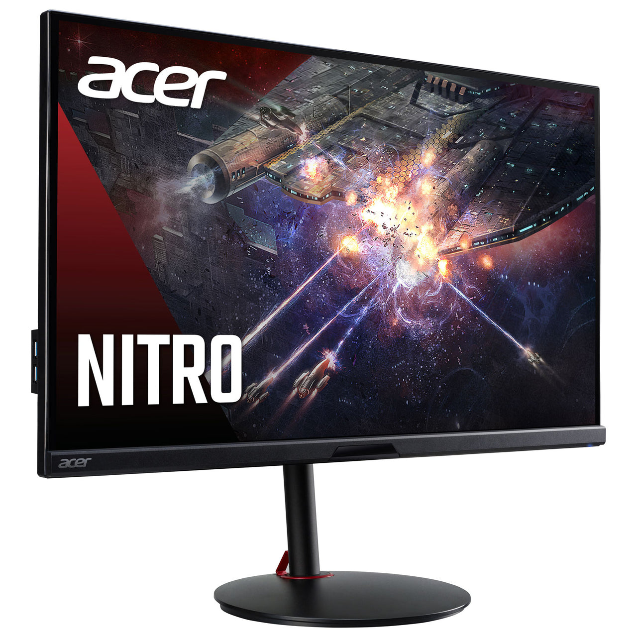 Acer Nitro 28" 4K Ultra HD 144Hz 1ms GTG IPS LED FreeSync Gaming Monitor (XV282K KV) - Black