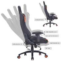 Thumbnail for ViscoLogic NINJA-PRO | Professional Grade Series| Ergonomic | Supreme PU Leather | 4D Arm Rest | Recline, Tilt & Adjustable Lumbar Support | Home Office Computer Desk Gaming Chair