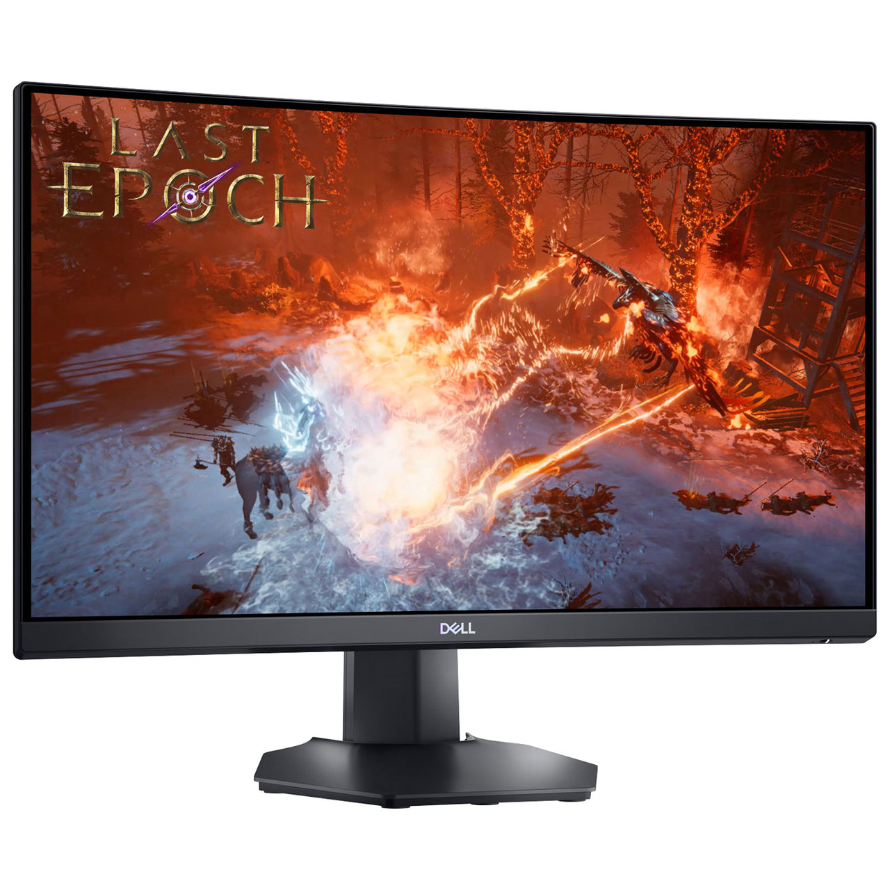 Dell 23.6" FHD 165Hz 4ms GTG Curved VA LED FreeSync Gaming Monitor (S2422HG) - Black