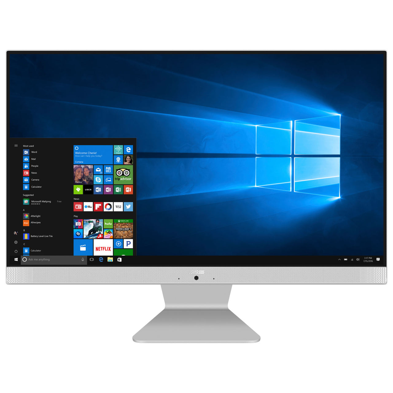 ASUS All-in-One PC - White (Intel Pentium Gold 7505/512GB SSD/8GB RAM/Windows 11)