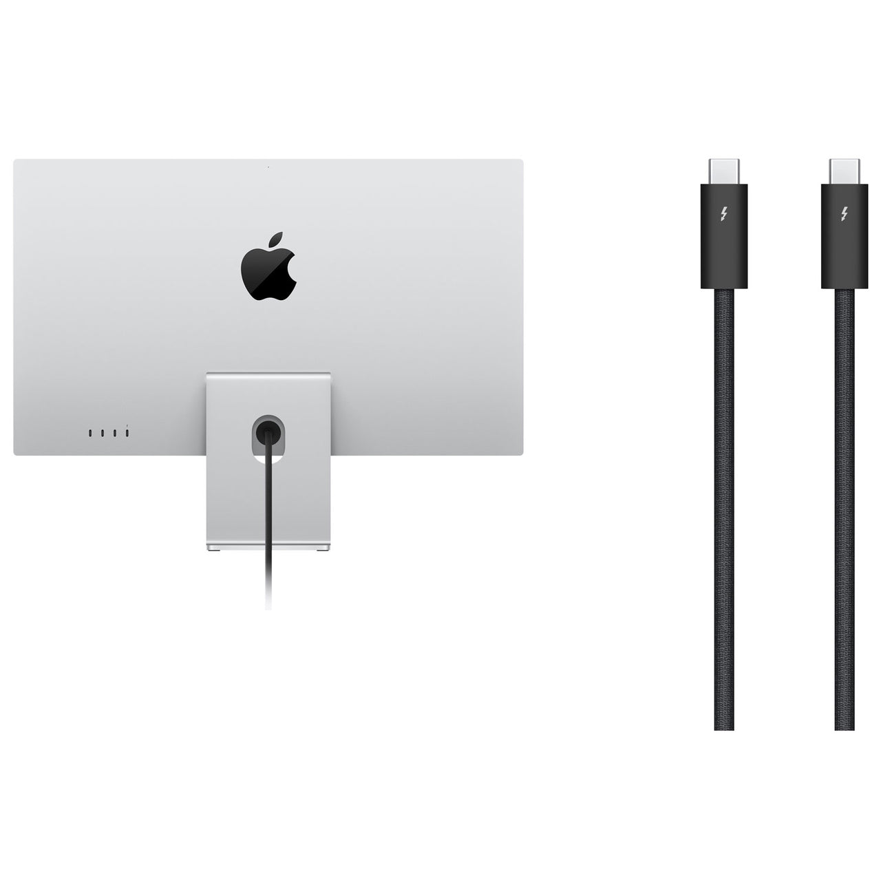 Apple Studio Display 27" 5K Retina Nano-Texture Glass Tilt/Height-Adjustable Monitor (MMYV3VC/A) - Silver