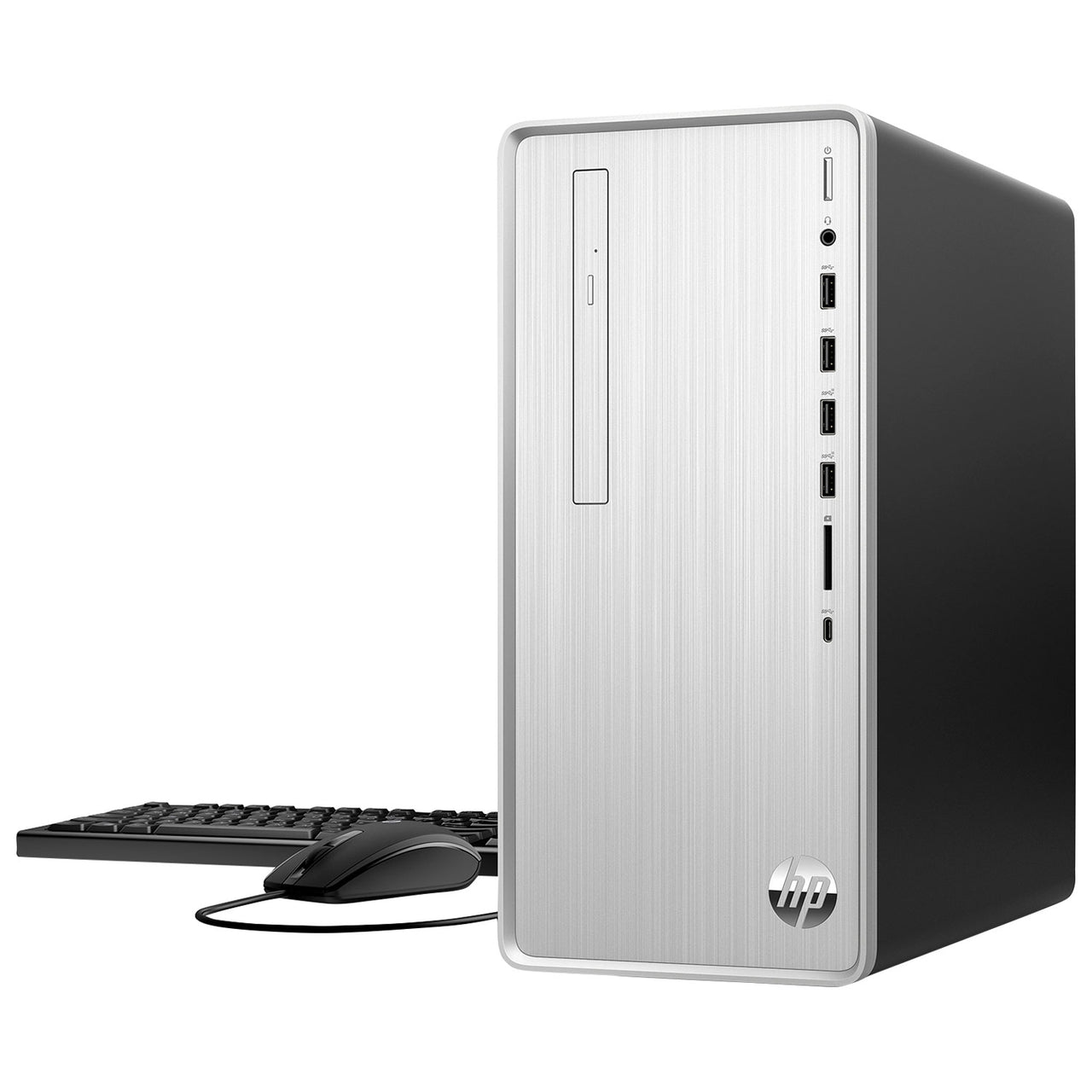 HP Desktop PC - Natural Silver (AMD Ryzen 5 5600G/512GB SSD/12GB RAM/Windows 11)