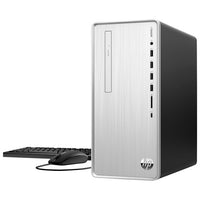 Thumbnail for HP Desktop PC - Natural Silver (AMD Ryzen 5 5600G/512GB SSD/12GB RAM/Windows 11)