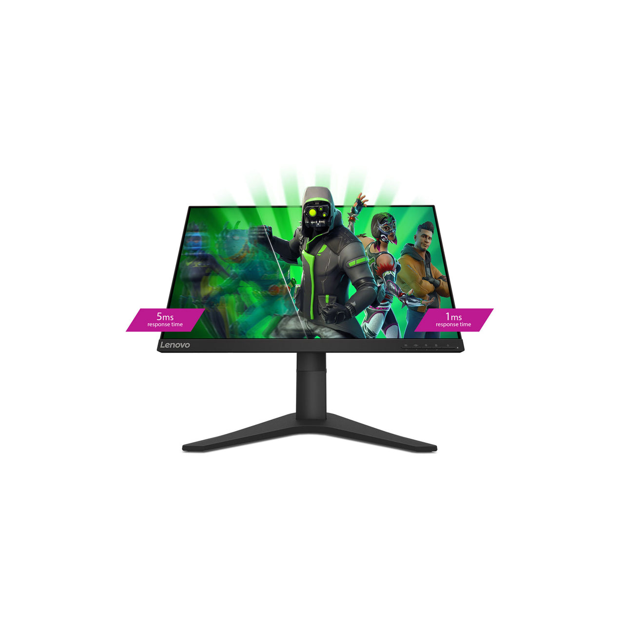 Lenovo G25-10 24.5" FHD 144Hz 1ms TN LED G-Sync Gaming Monitor (65FEGCC2US) - Raven Black