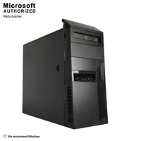 Thumbnail for Lenovo Gaming PC Desktop computer - Intel Quad I5 up to 3.6GHz, Radeon RX 550 4G, 128G SSD + 2TB, 16GB Memory, RGB Keyboard & Mouse, DVD, WiFi & Bluetooth, Win 10 Pro-Refurbished