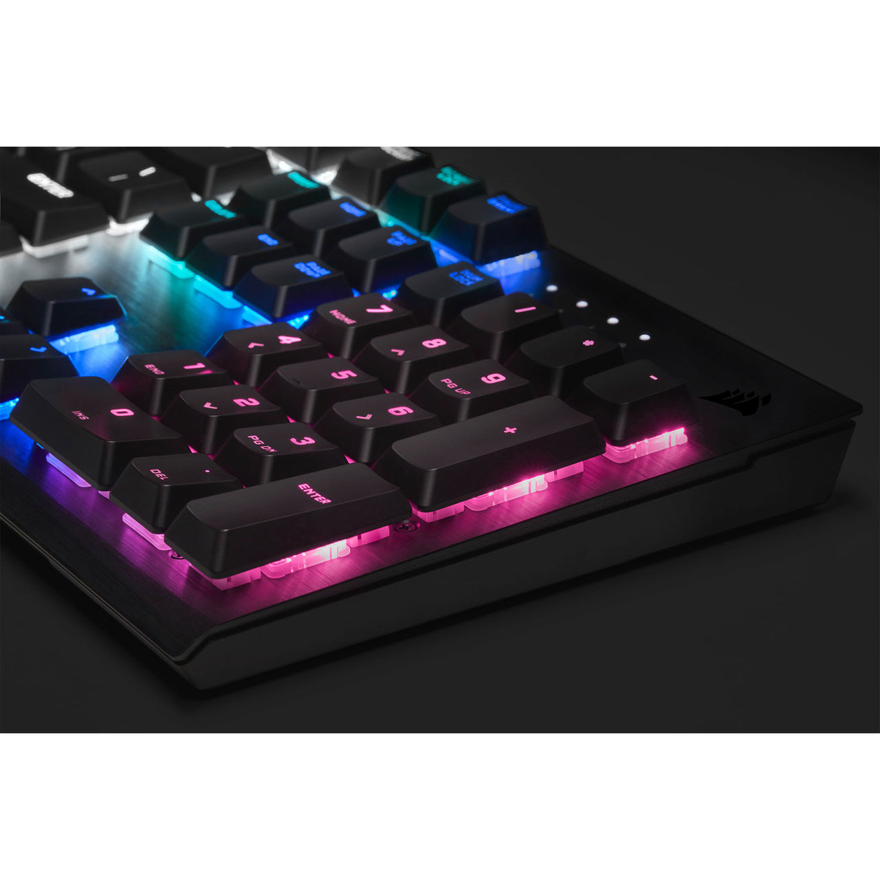 Corsair K60 Backlit Mechanical Cherry MX Low Profile Speed RGB Gaming Keyboard - English