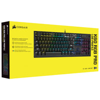 Thumbnail for Corsair K60 Backlit Mechanical Cherry MX Low Profile Speed RGB Gaming Keyboard - English